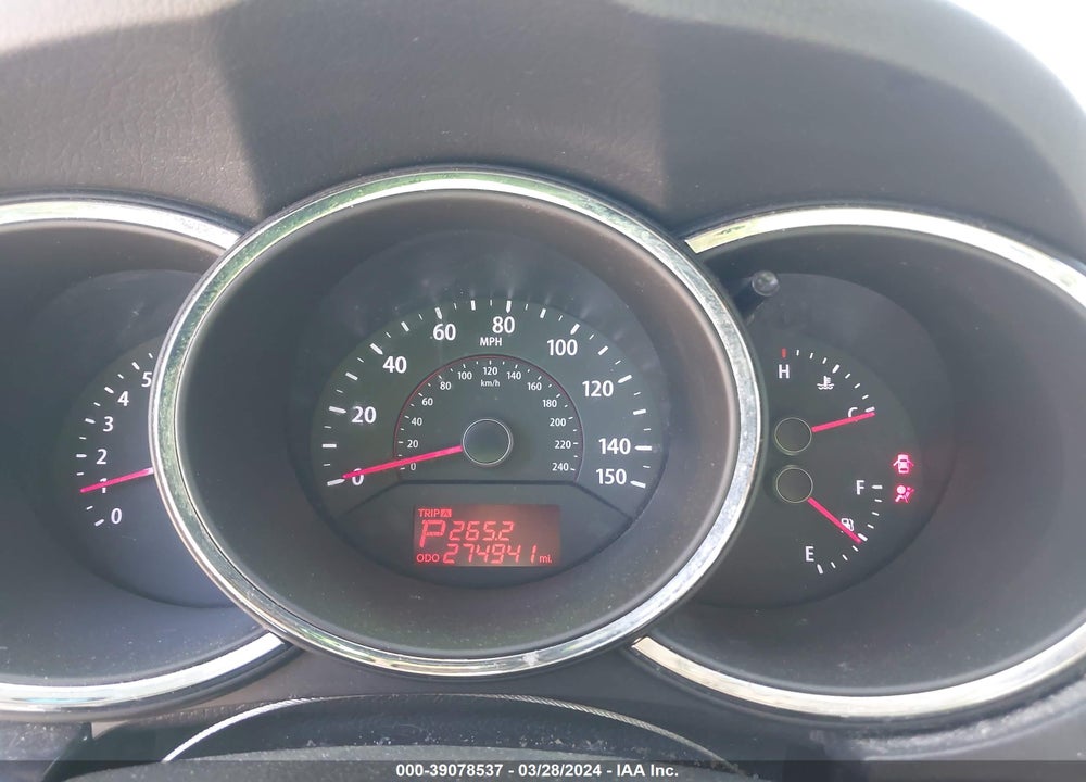 2012 KIA SORENTO LX VIN: 5XYKT3A19CG304855