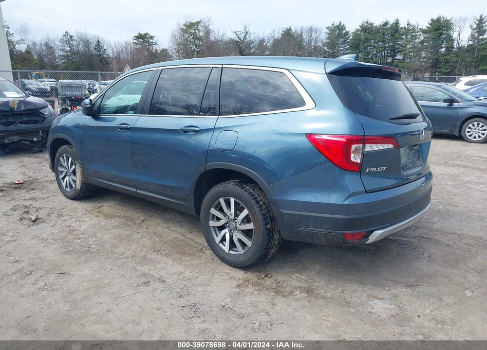 2021 HONDA PILOT AWD EX-L VIN: 5FNYF6H57MB087567