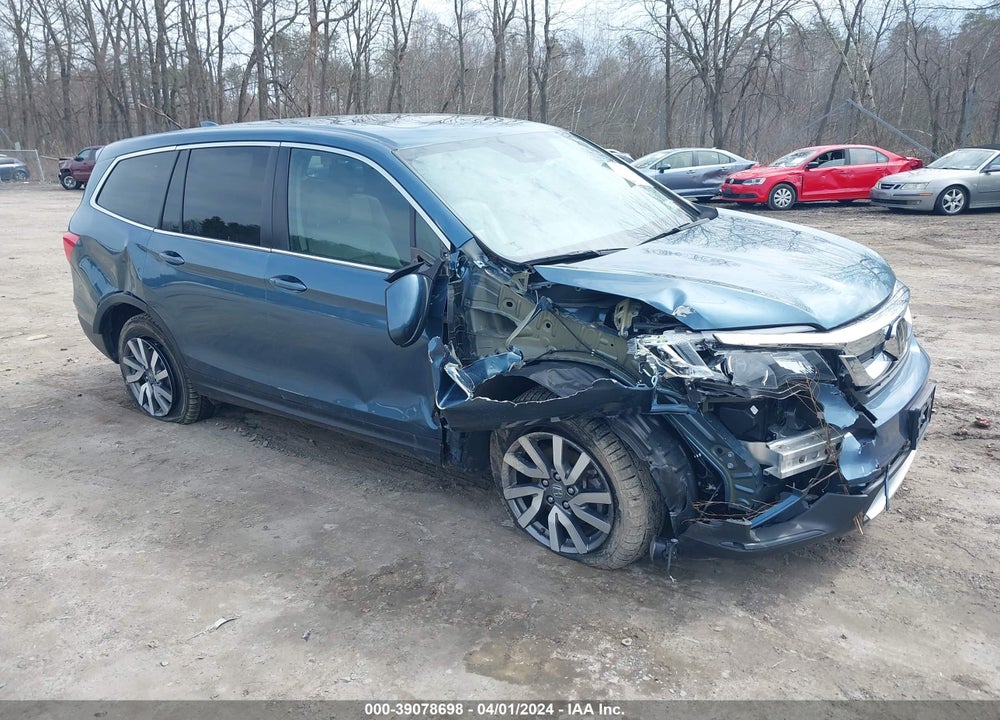 2021 HONDA PILOT AWD EX-L VIN: 5FNYF6H57MB087567