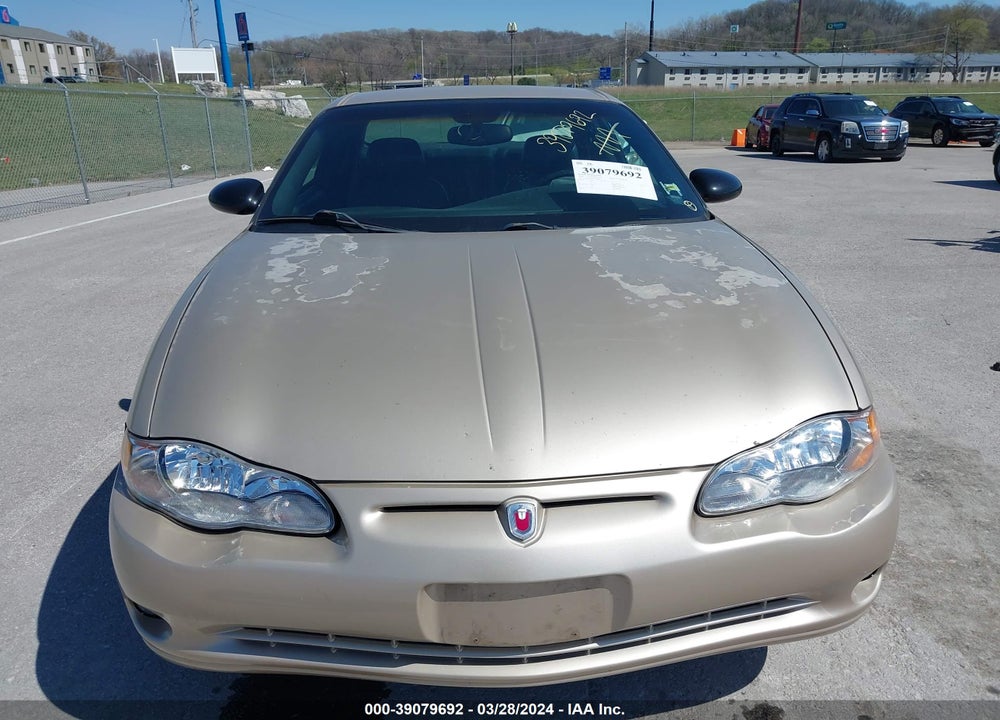 2000 CHEVROLET MONTE CARLO SS VIN: 2G1WX12K8Y9208096