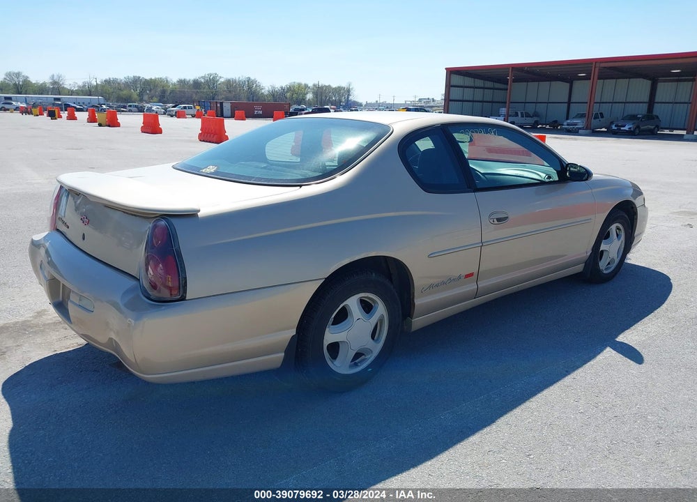 2000 CHEVROLET MONTE CARLO SS VIN: 2G1WX12K8Y9208096