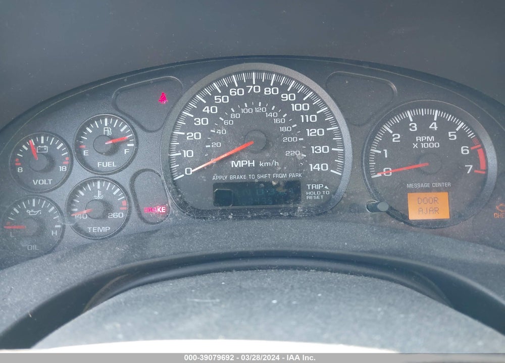 2000 CHEVROLET MONTE CARLO SS VIN: 2G1WX12K8Y9208096