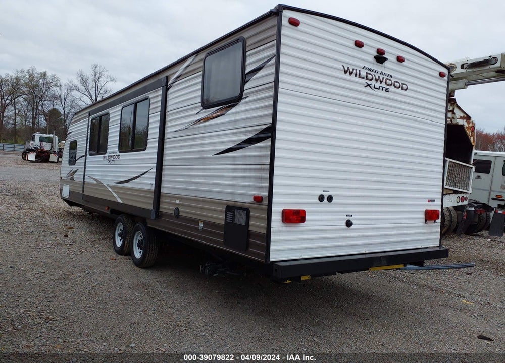 2019 FOREST RIVER WILDWOOD VIN: 4X4TWDB24K7361771