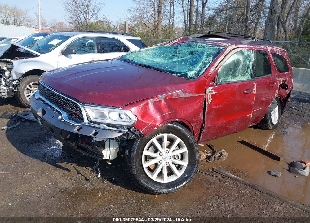 2021 DODGE DURANGO SXT PLUS AWD VIN: 1C4RDJAG2MC696846