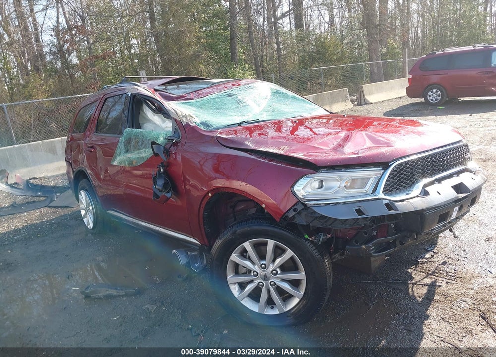 2021 DODGE DURANGO SXT PLUS AWD VIN: 1C4RDJAG2MC696846