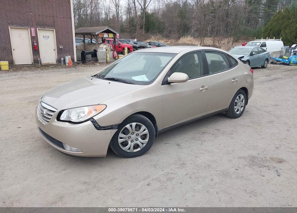 2010 HYUNDAI ELANTRA GLS VIN: KMHDU4AD9AU945727