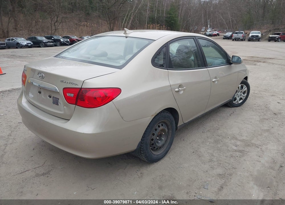 2010 HYUNDAI ELANTRA GLS VIN: KMHDU4AD9AU945727