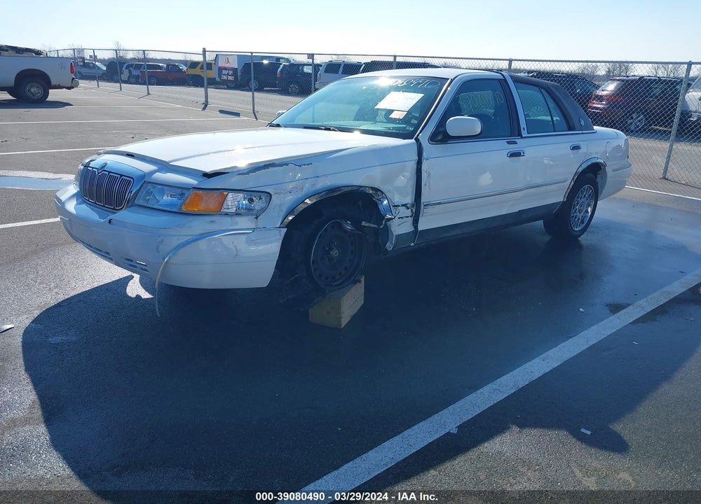 2001 MERCURY GRAND MARQUIS GS VIN: 2MEFM74W01X701936