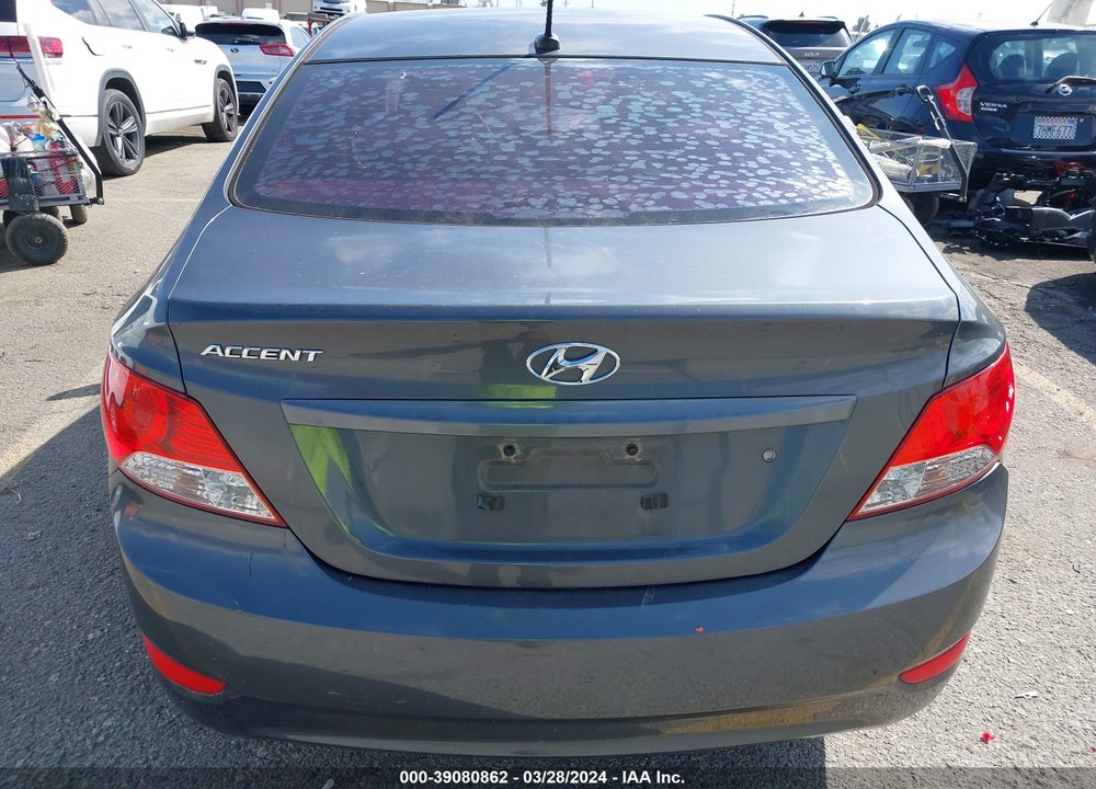 2013 HYUNDAI ACCENT GLS VIN: KMHCT4AE6DU286582