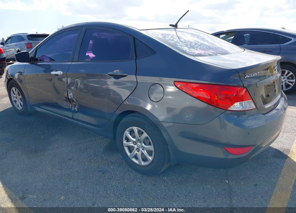 2013 HYUNDAI ACCENT GLS VIN: KMHCT4AE6DU286582