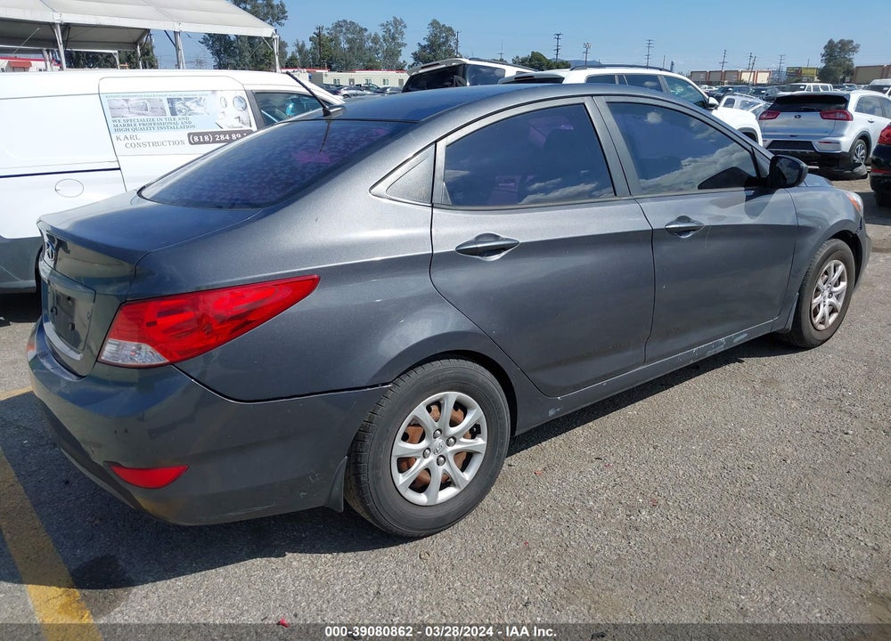 2013 HYUNDAI ACCENT GLS VIN: KMHCT4AE6DU286582