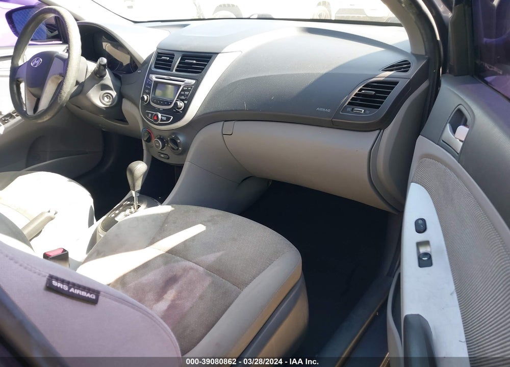 2013 HYUNDAI ACCENT GLS VIN: KMHCT4AE6DU286582