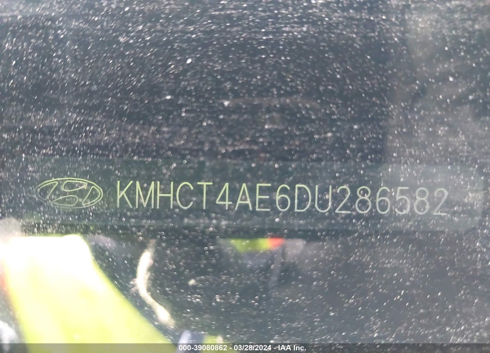 2013 HYUNDAI ACCENT GLS VIN: KMHCT4AE6DU286582