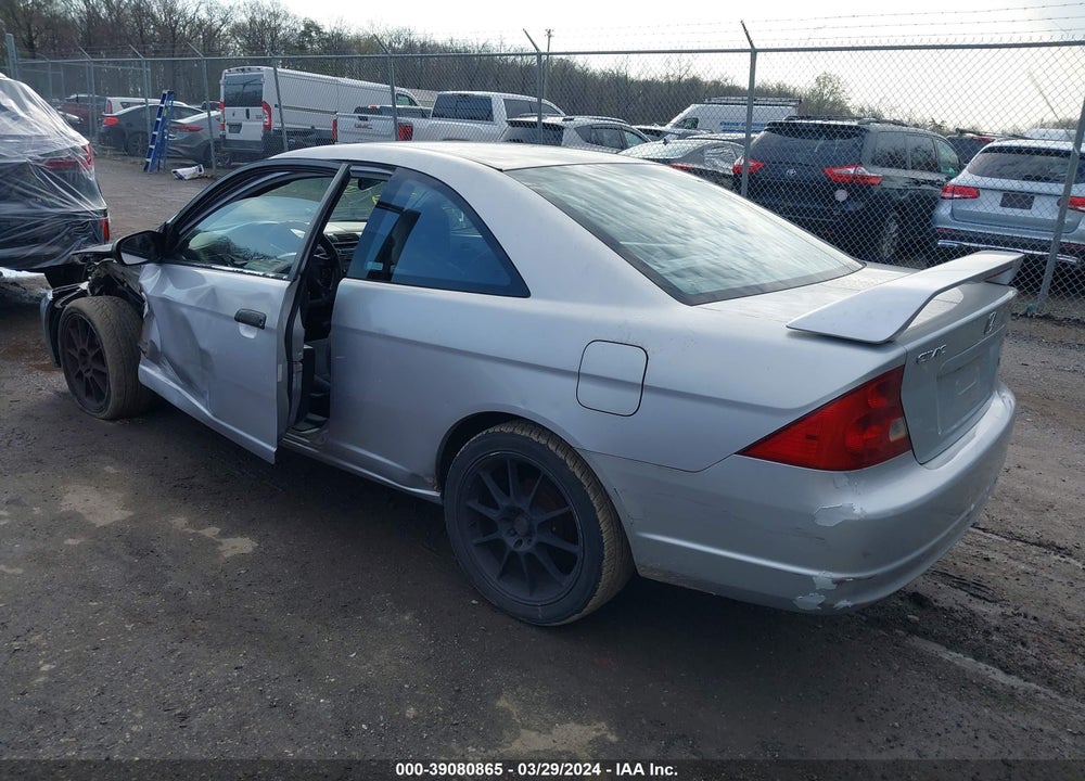 2001 HONDA CIVIC VIN: 1HGEM22541L076837