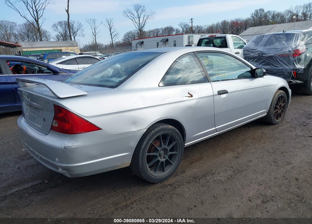 2001 HONDA CIVIC VIN: 1HGEM22541L076837