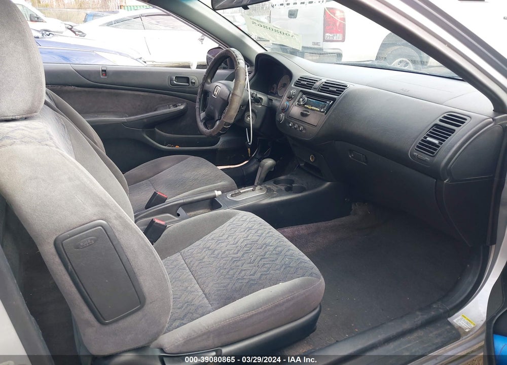 2001 HONDA CIVIC VIN: 1HGEM22541L076837