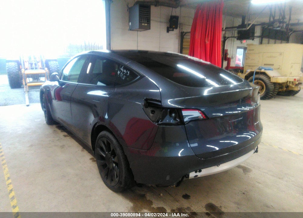 2021 TESLA MODEL Y LONG RANGE DUAL MOTOR ALL-WHEEL DRIVE VIN: 5YJYGAEE4MF144117