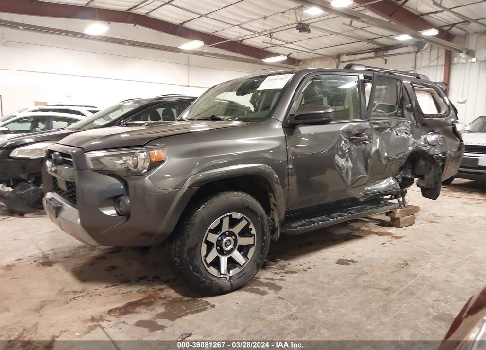 2021 TOYOTA 4RUNNER TRD OFF ROAD VIN: JTEPU5JR0M5929445