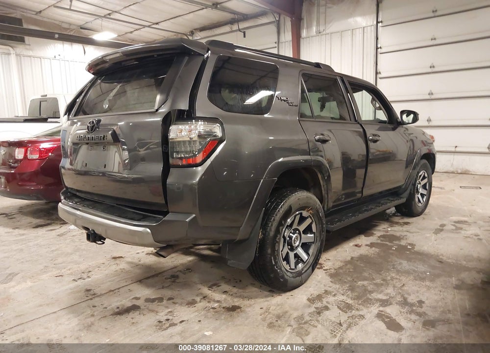 2021 TOYOTA 4RUNNER TRD OFF ROAD VIN: JTEPU5JR0M5929445