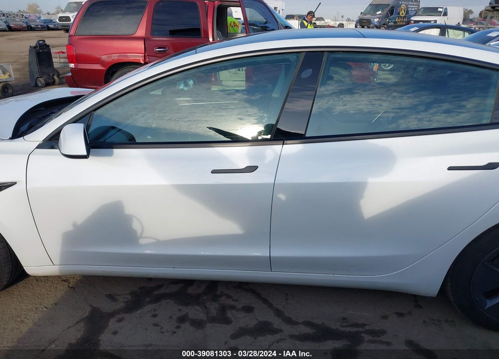 2022 TESLA MODEL 3 REAR-WHEEL DRIVE VIN: 5YJ3E1EA6NF375969
