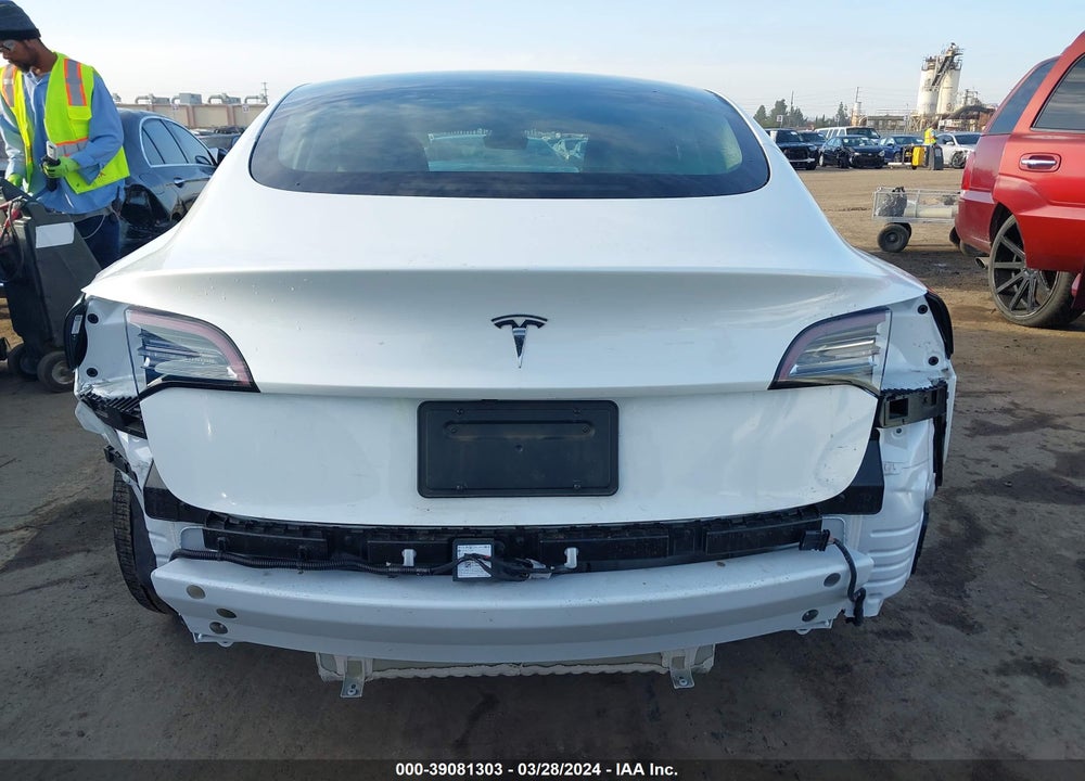 2022 TESLA MODEL 3 REAR-WHEEL DRIVE VIN: 5YJ3E1EA6NF375969