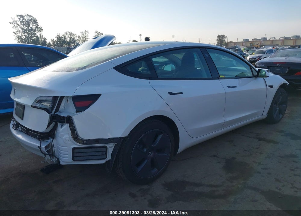 2022 TESLA MODEL 3 REAR-WHEEL DRIVE VIN: 5YJ3E1EA6NF375969