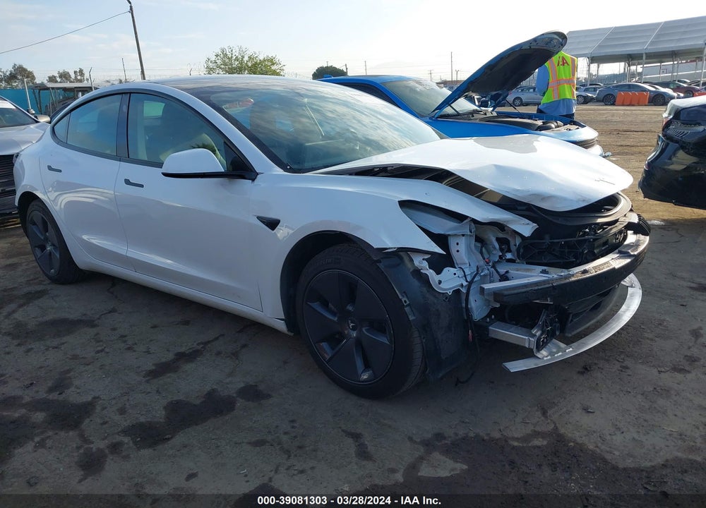 2022 TESLA MODEL 3 REAR-WHEEL DRIVE VIN: 5YJ3E1EA6NF375969