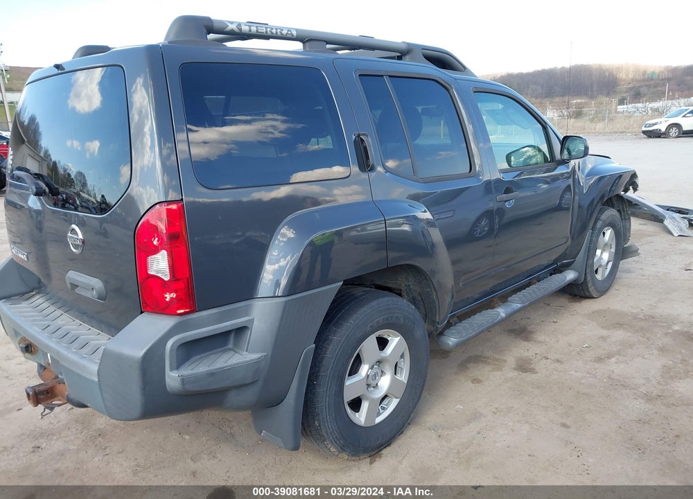 2008 NISSAN XTERRA S VIN: 5N1AN08W18C541188
