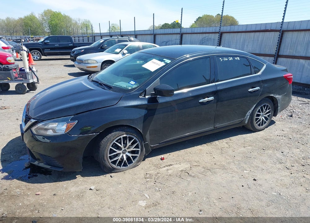 2017 NISSAN SENTRA SV VIN: 3N1AB7AP1HL693228