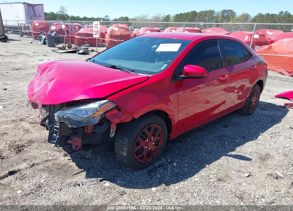 2018 TOYOTA COROLLA LE VIN: 2T1BURHE1JC983411