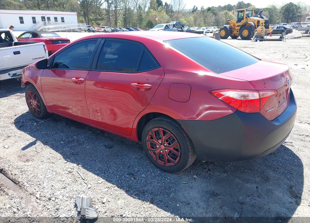 2018 TOYOTA COROLLA LE VIN: 2T1BURHE1JC983411