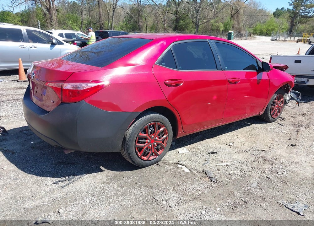2018 TOYOTA COROLLA LE VIN: 2T1BURHE1JC983411
