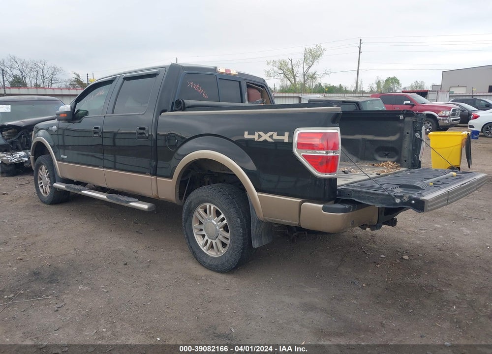 2011 FORD F-150 KING RANCH VIN: 1FTFW1ET3BKD86258