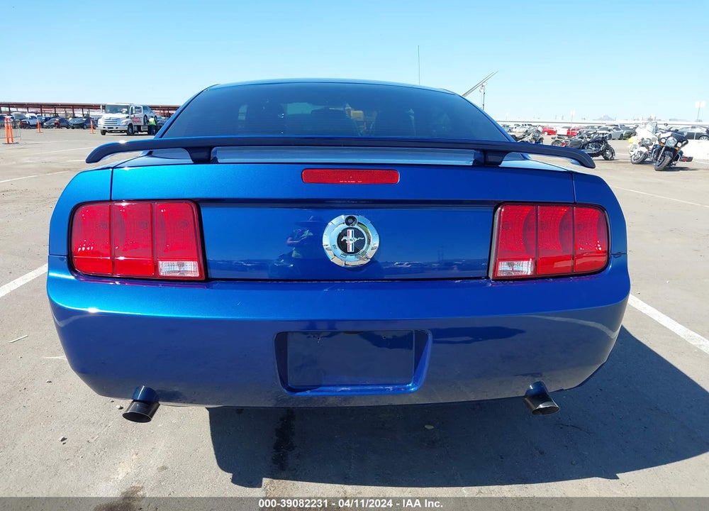 2006 FORD MUSTANG V6 VIN: 1ZVFT80N665125833
