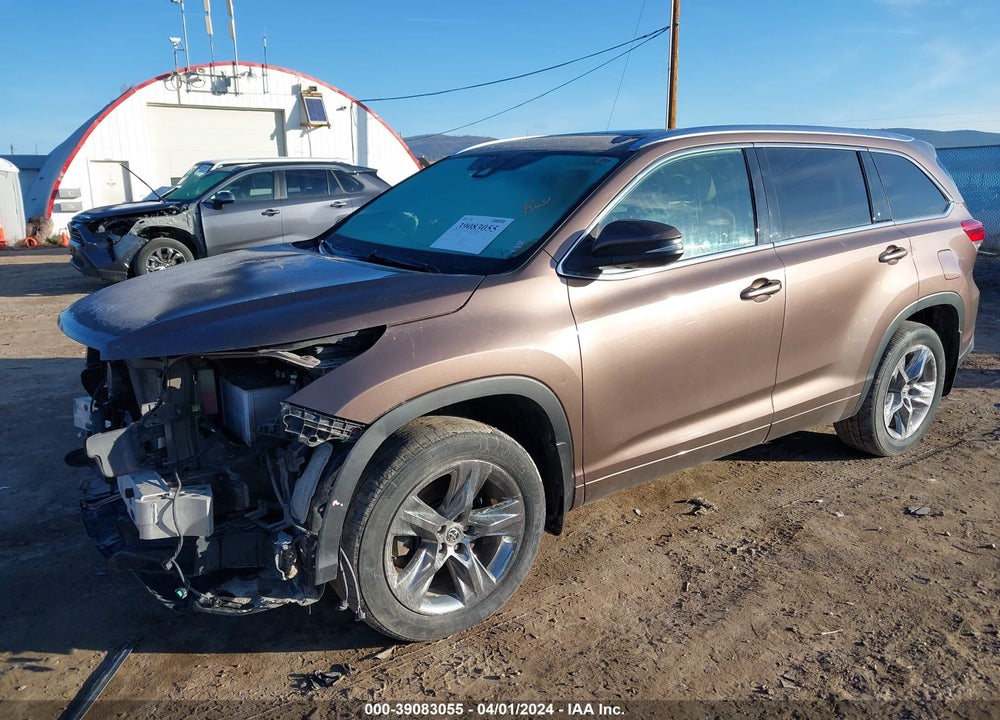 2019 TOYOTA HIGHLANDER LIMITED/PLATINUM VIN: 5TDDZRFH8KS986970