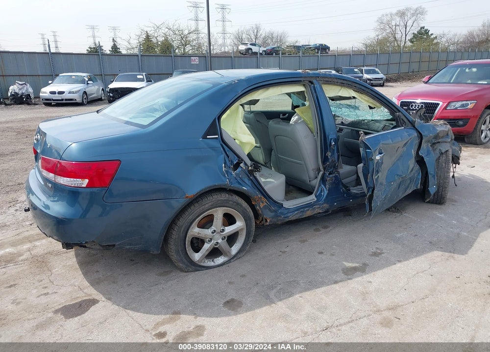 2007 HYUNDAI SONATA LIMITED/SE V6 VIN: 5NPEU46F17H179515