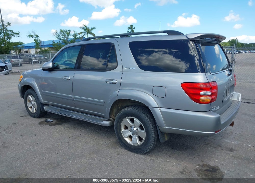 2004 TOYOTA SEQUOIA LIMITED V8 VIN: 5TDBT48A64S222128