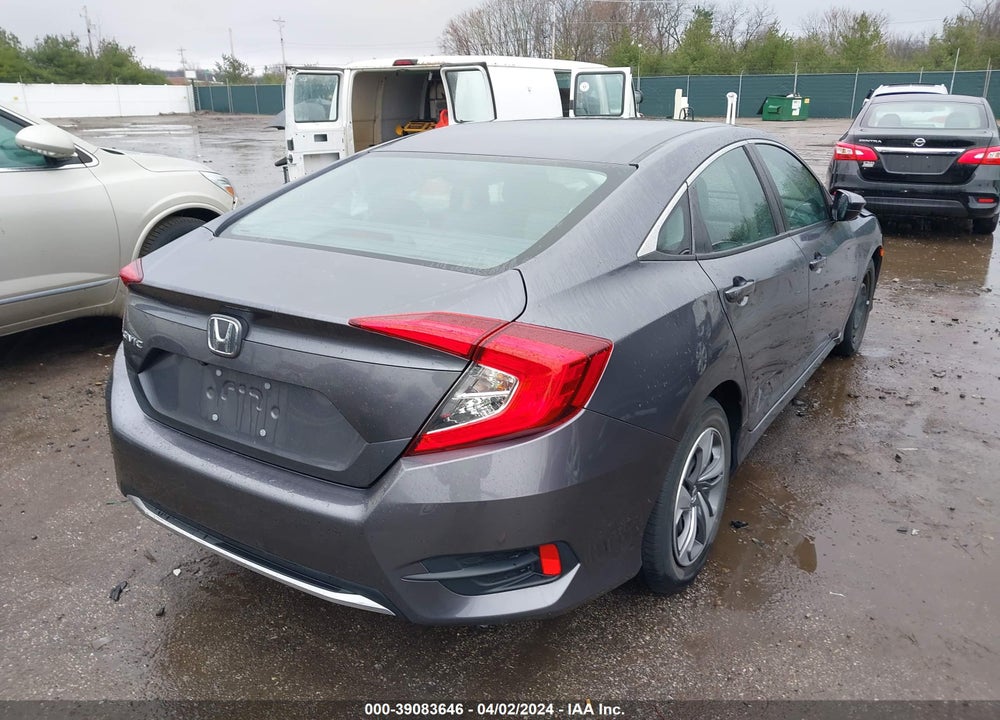 2020 HONDA CIVIC LX VIN: 2HGFC2F61LH594205