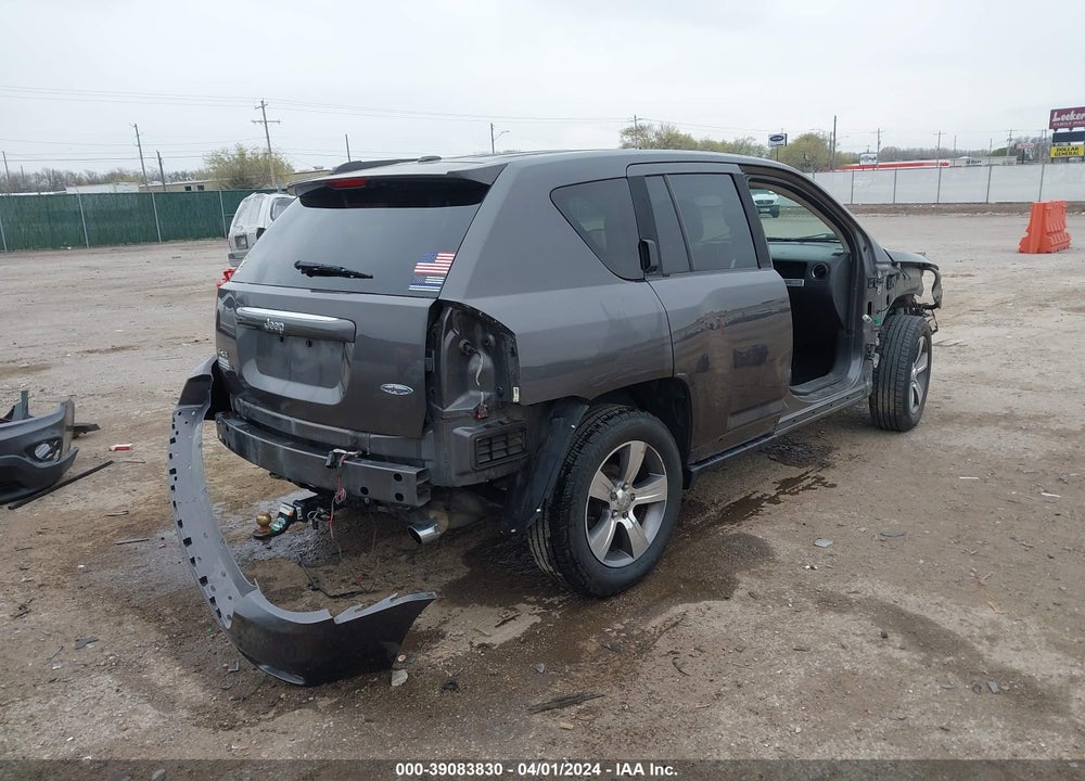 2016 JEEP COMPASS HIGH ALTITUDE EDITION VIN: 1C4NJDEB2GD596610