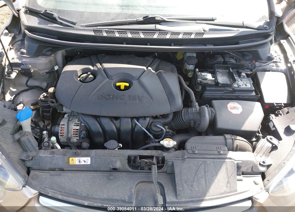 2014 HYUNDAI ELANTRA SE VIN: 5NPDH4AE7EH456129