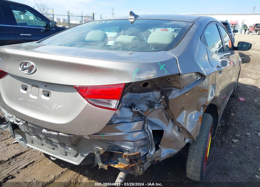 2014 HYUNDAI ELANTRA SE VIN: 5NPDH4AE7EH456129