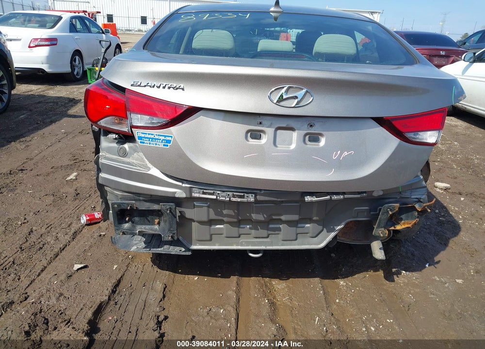2014 HYUNDAI ELANTRA SE VIN: 5NPDH4AE7EH456129