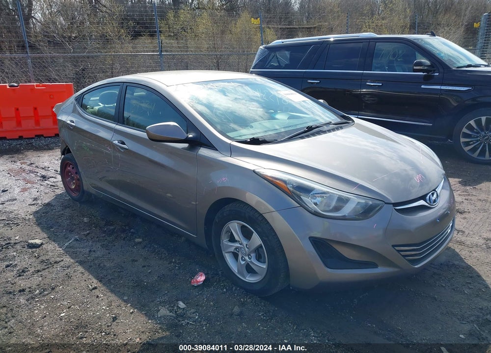 2014 HYUNDAI ELANTRA SE VIN: 5NPDH4AE7EH456129