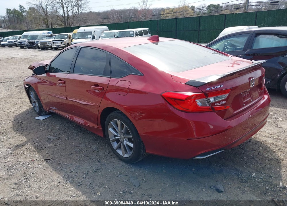 2021 HONDA ACCORD LX VIN: 1HGCV1F16MA014636