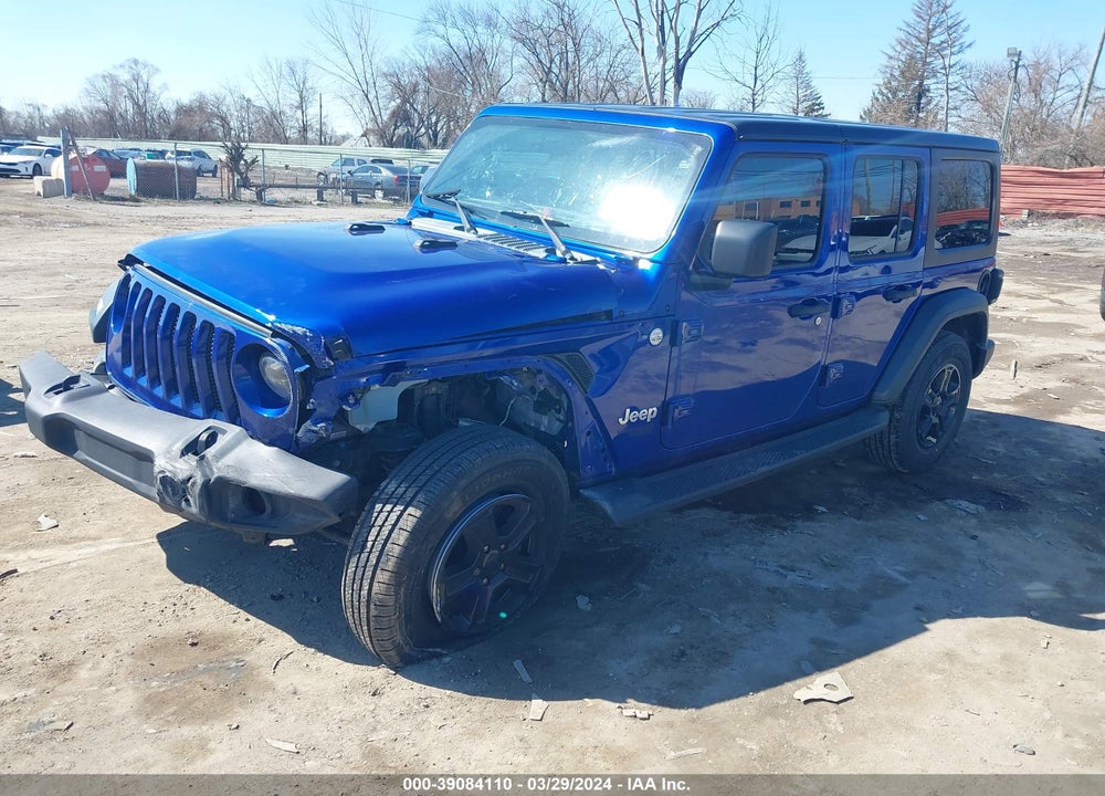 2018 JEEP WRANGLER UNLIMITED SPORT S 4X4 VIN: 1C4HJXDG2JW233957