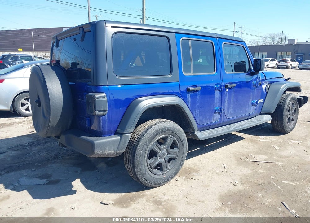 2018 JEEP WRANGLER UNLIMITED SPORT S 4X4 VIN: 1C4HJXDG2JW233957