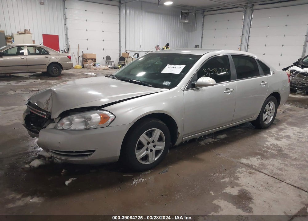 2008 CHEVROLET IMPALA LS VIN: 2G1WB58K281345031