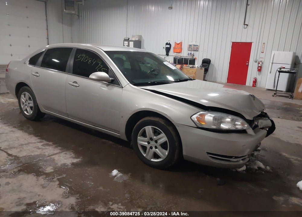 2008 CHEVROLET IMPALA LS VIN: 2G1WB58K281345031