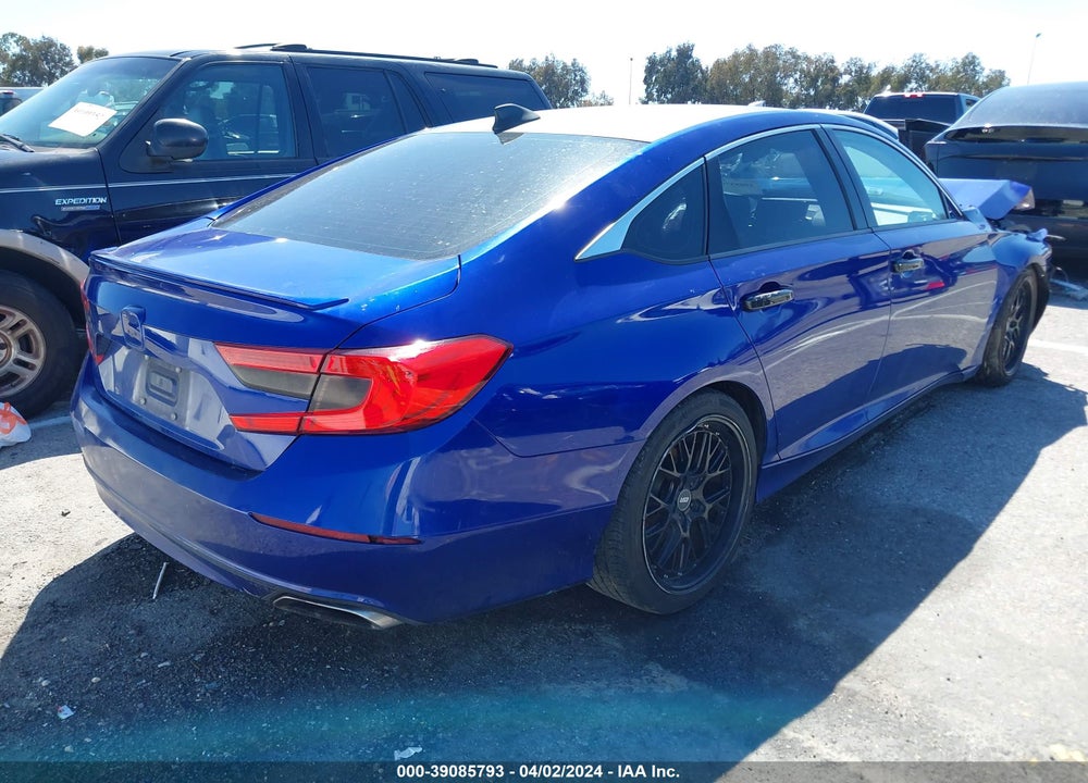2018 HONDA ACCORD SPORT VIN: 1HGCV1F30JA137717