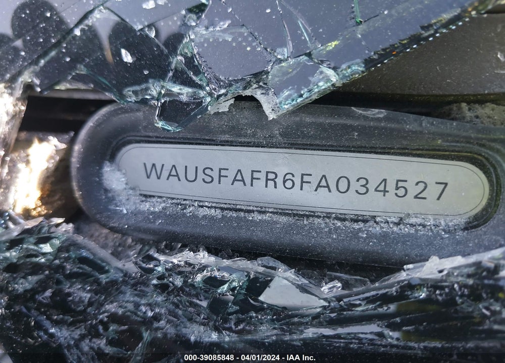 2015 AUDI A5 VIN: WAUSFAFR6FA034527